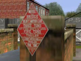 Weak bridge sign
